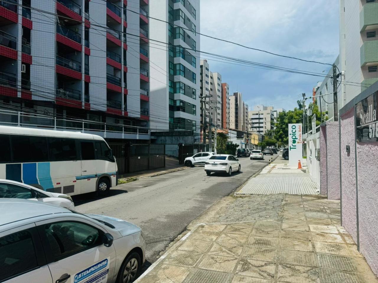 Praia De Ponta Verde Com Lavadora, Wi-Fi, Garagem - Quarto Andar Maceio  Exterior photo